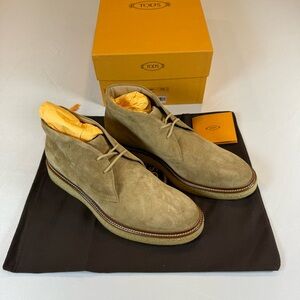 Tod’s Tan Suede Desert Boots Size 7.5UK/9.5US Brand New In Box MSRP $925